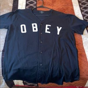 obey baseball jersey